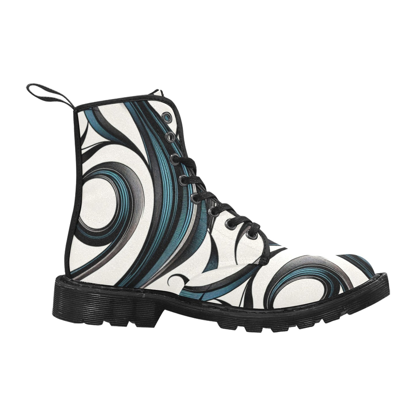 Women's Lace Up Canvas Boots (P292)