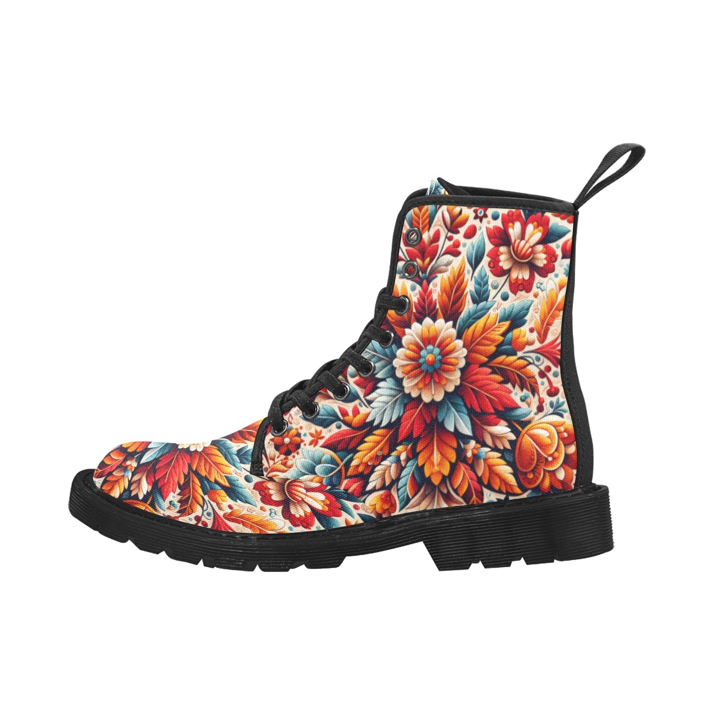Women's Lace Up Canvas Boots (C93)