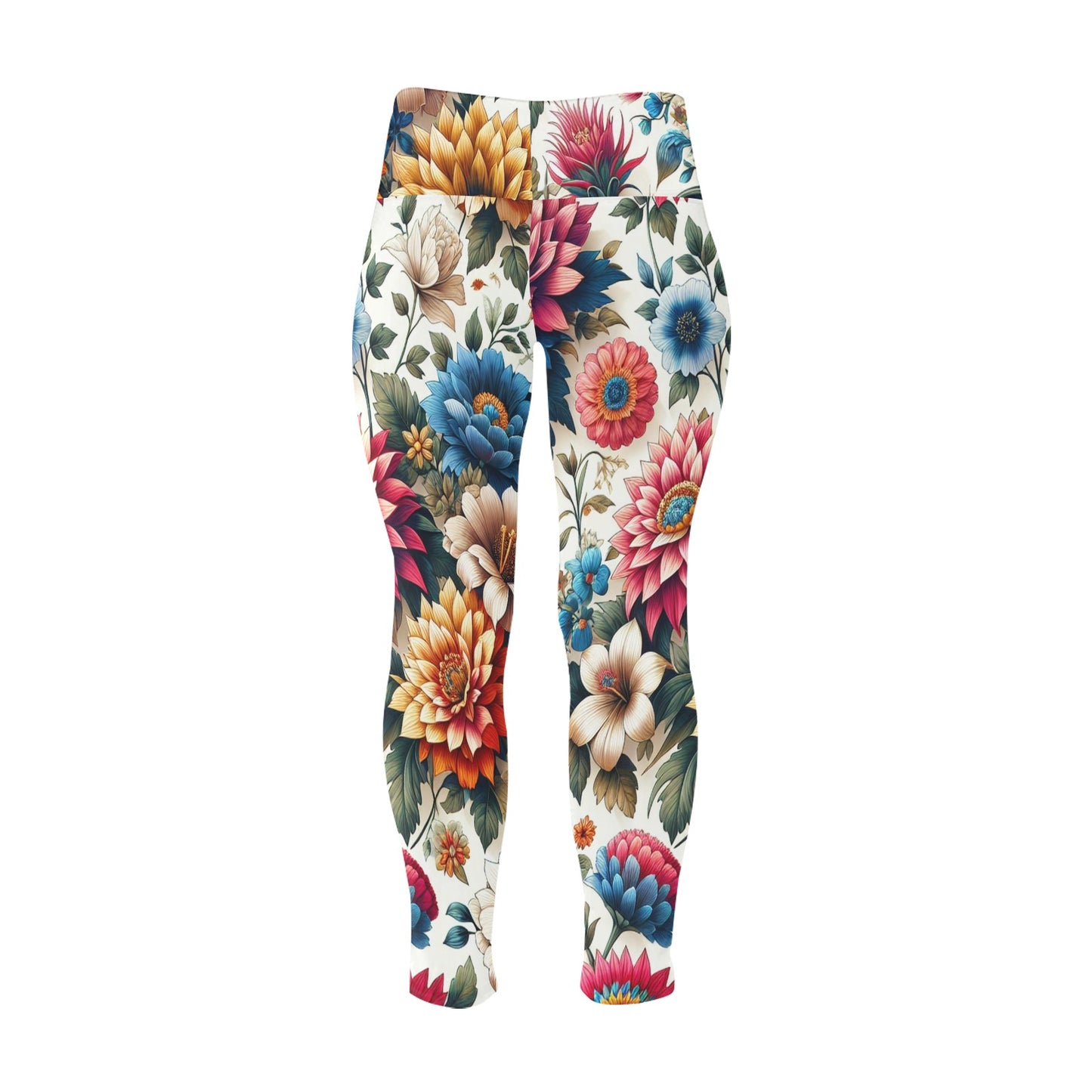 Women's High Waist Leggings (Plus Size) (C95)
