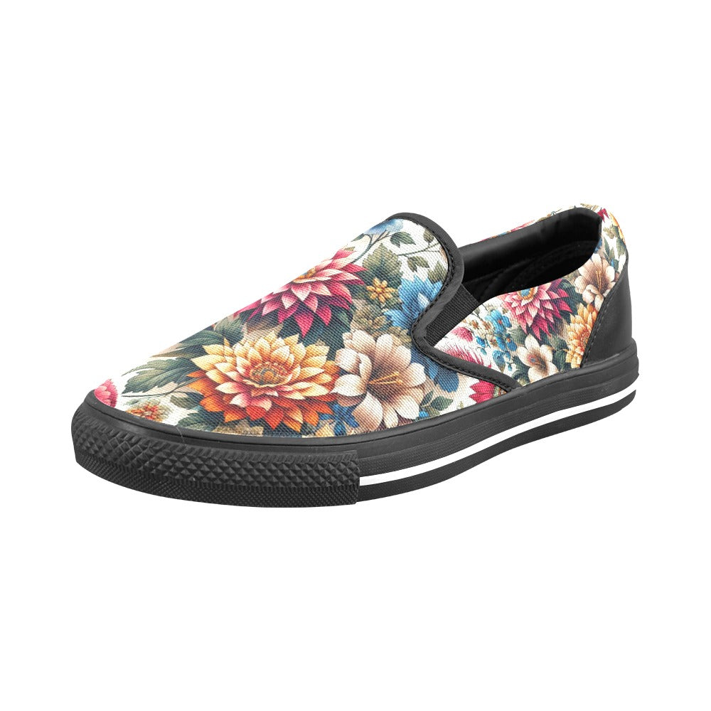 Slip-on-Schuhe aus Canvas für Damen (C95)
