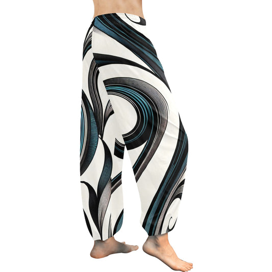 Women's All Over Print Harem Pants (P292)