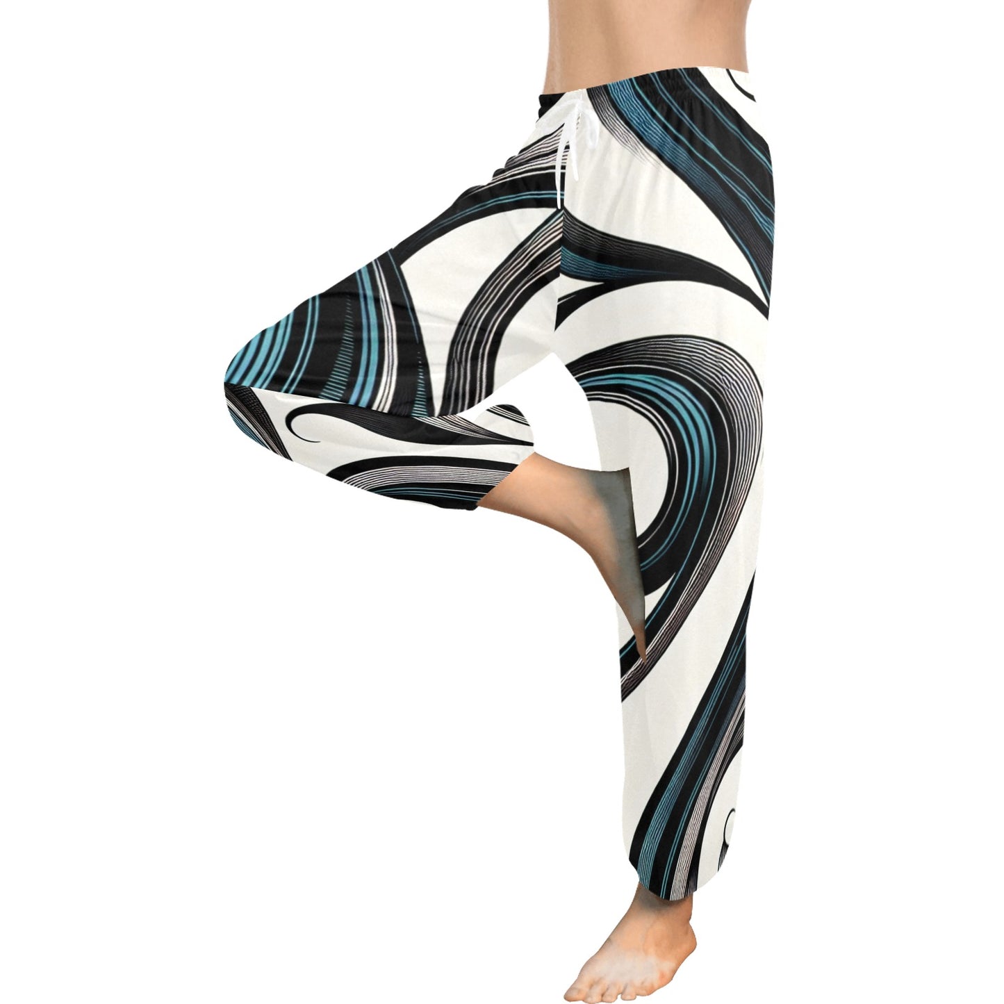 Women's All Over Print Harem Pants (P292)