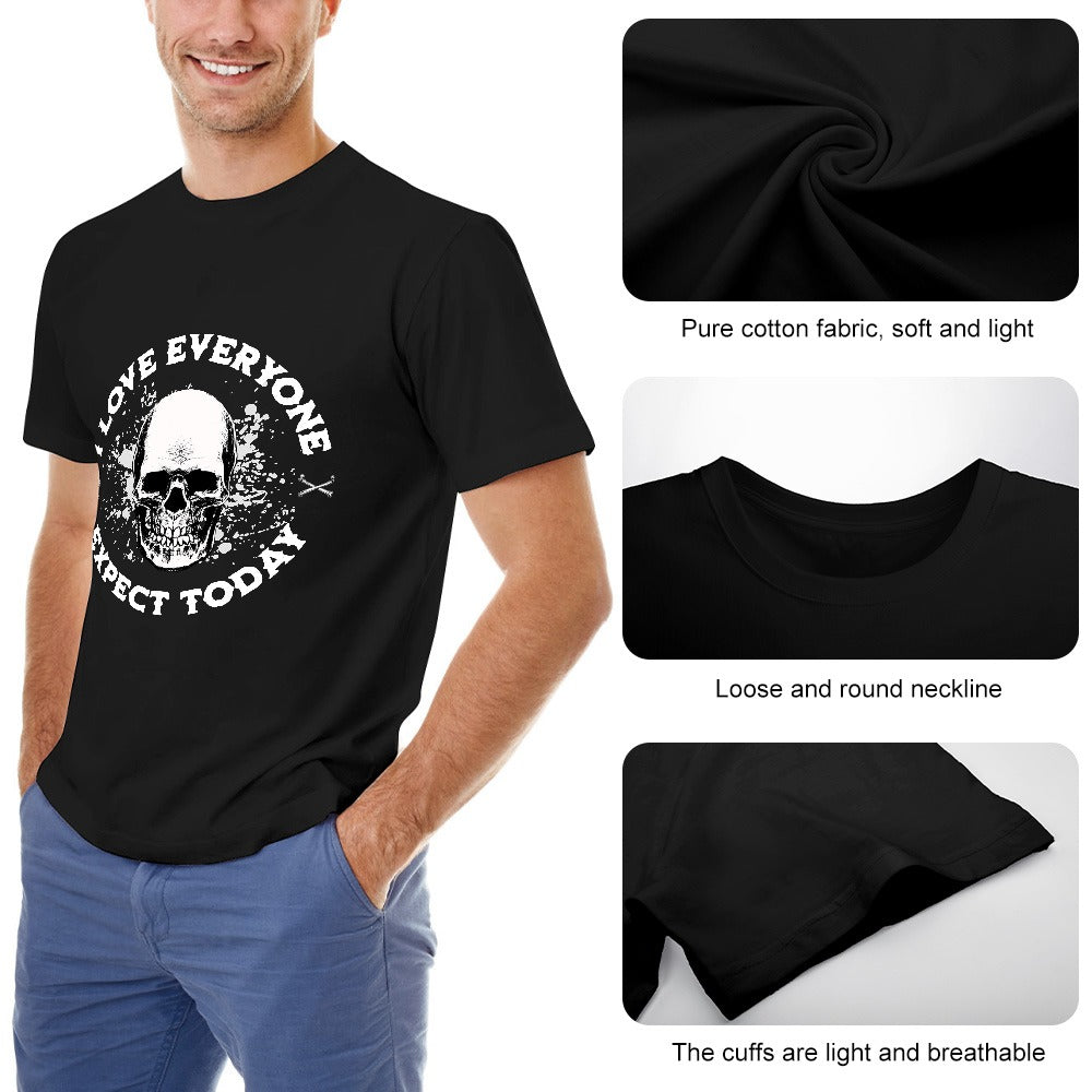 2025 New High quality Men's T-shirt 100% Cotton (F10)