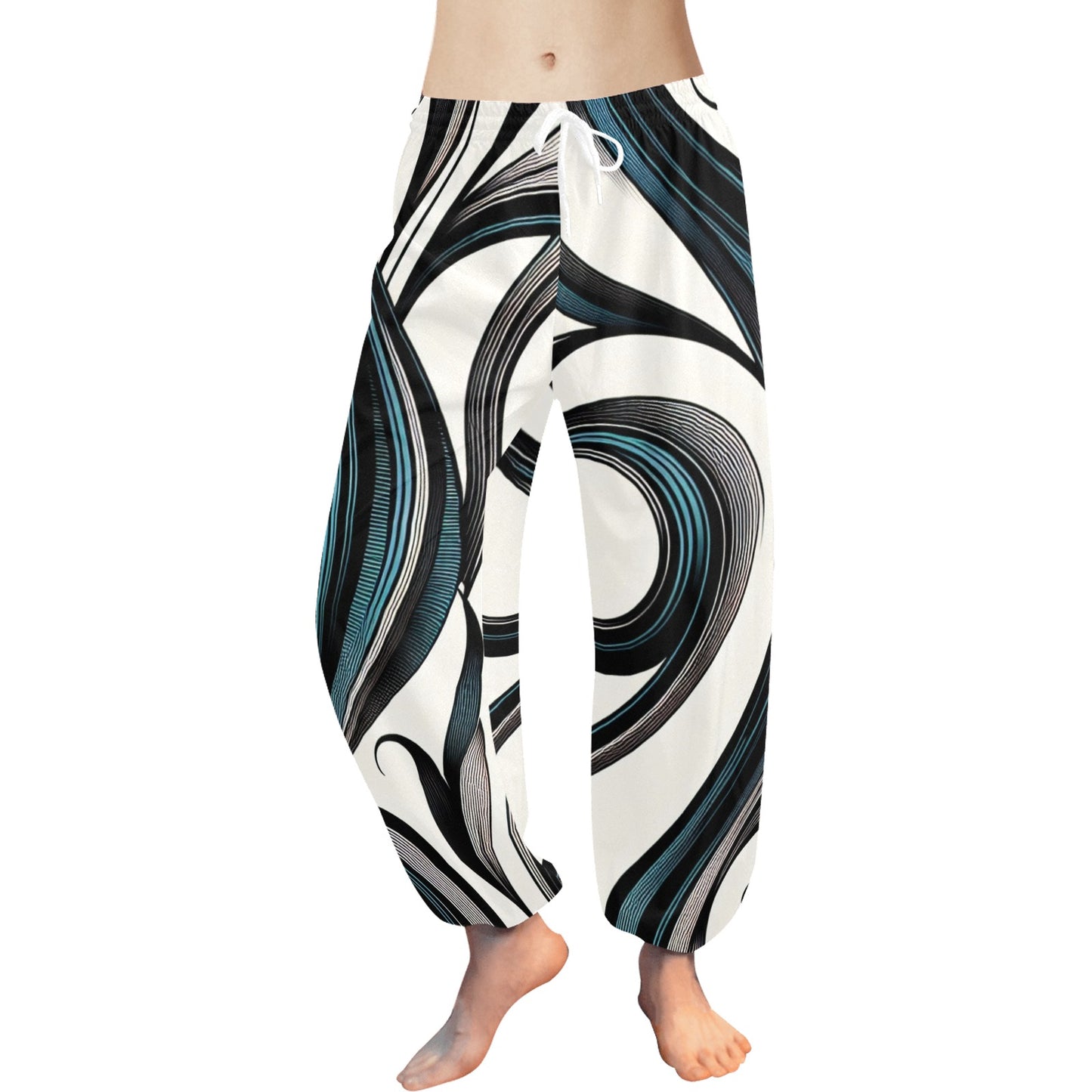 Women's All Over Print Harem Pants (P292)