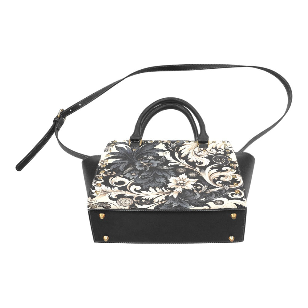 Schultertasche mit Nieten (P284)