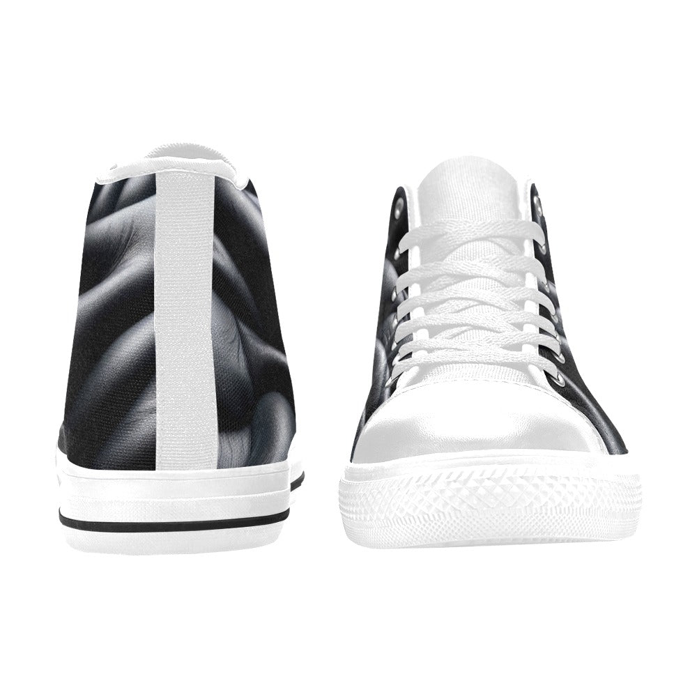 Custom High Top Canvas Shoes for Women (P255)