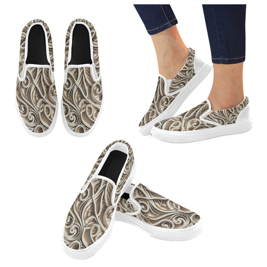 Slip-on Canvas Women's Shoes (P190)