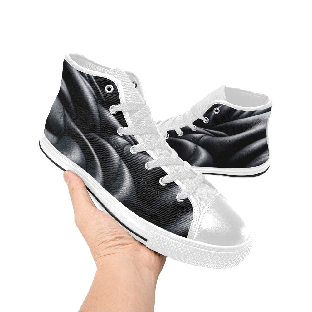 Custom High Top Canvas Shoes for Women (P255)